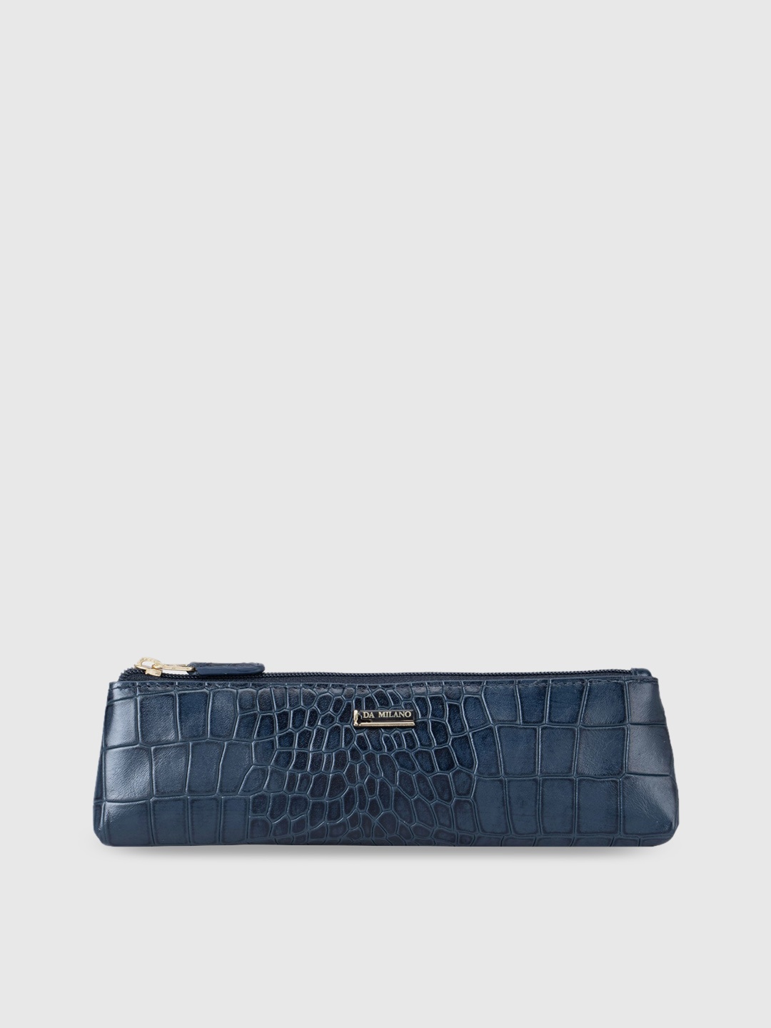 

Da Milano Textured Leather Purse, Blue