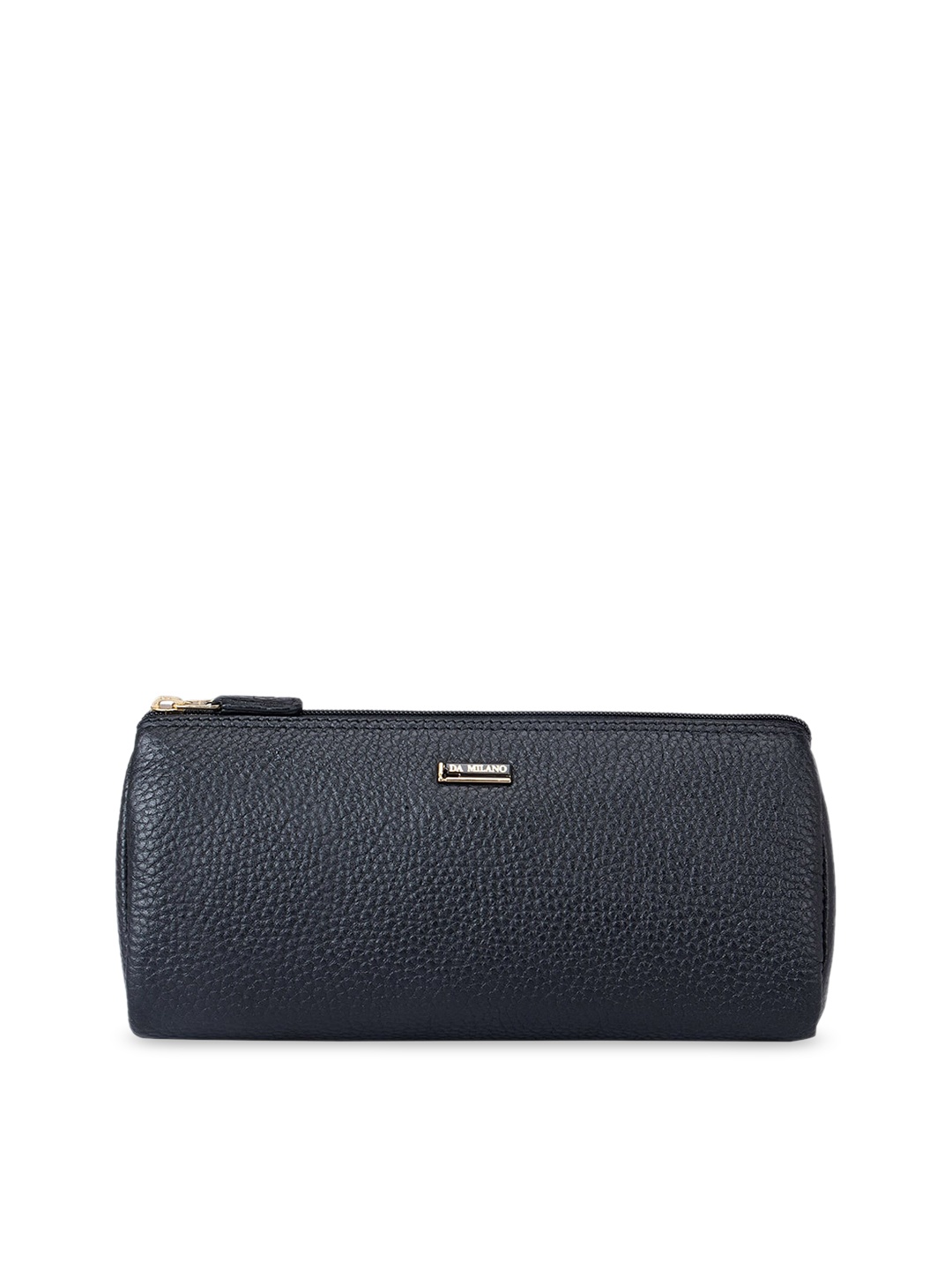 

Da Milano Textured Leather Purse, Black