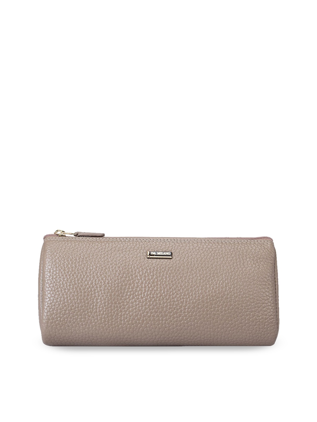 

Da Milano Textured Leather Purse Clutch, Grey
