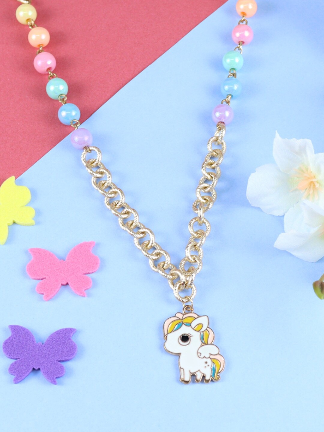 

Asthetika Kids Girls Gold-Plated Necklace