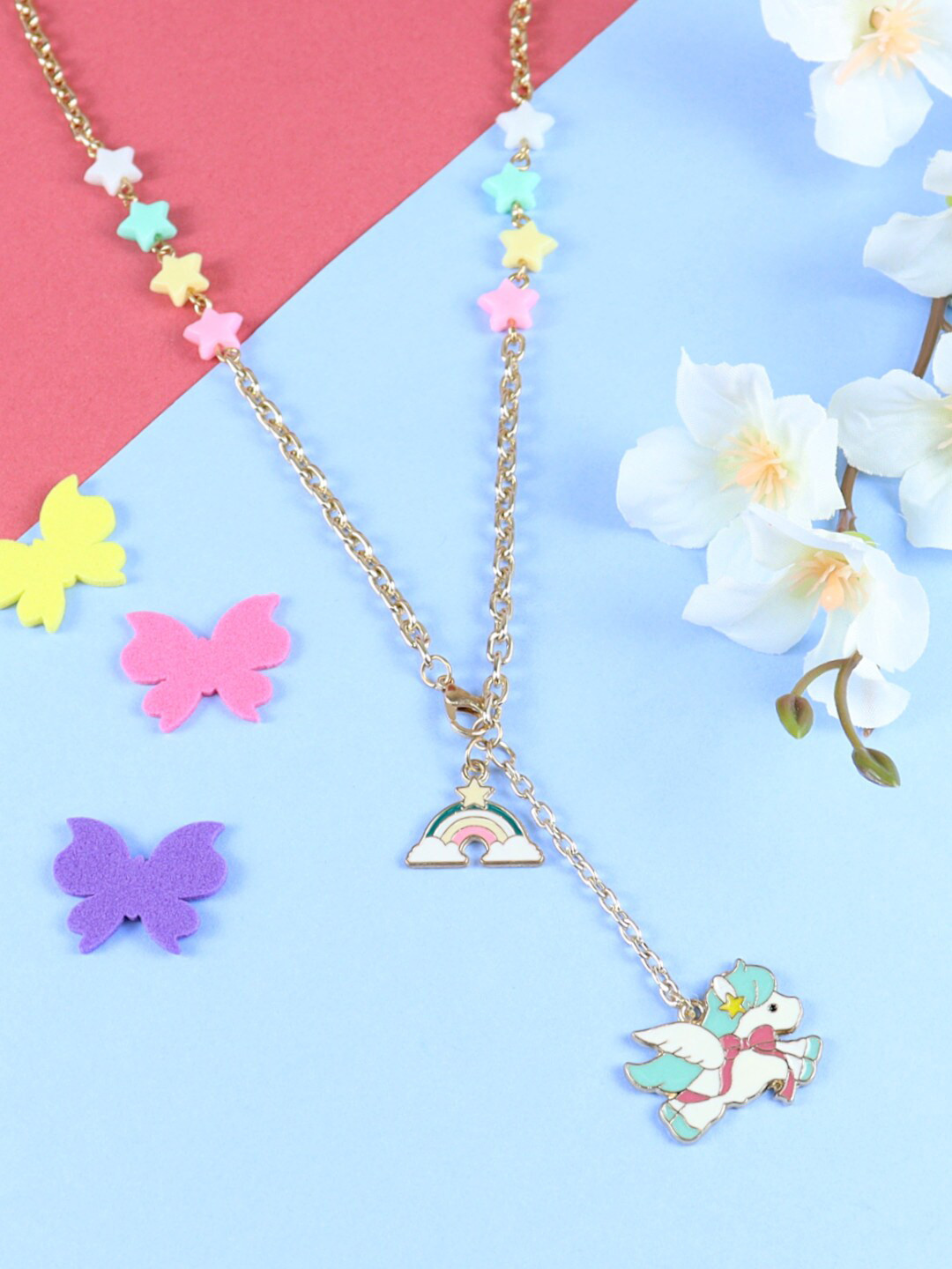 

Asthetika Kids Girls Gold-Plated Necklace