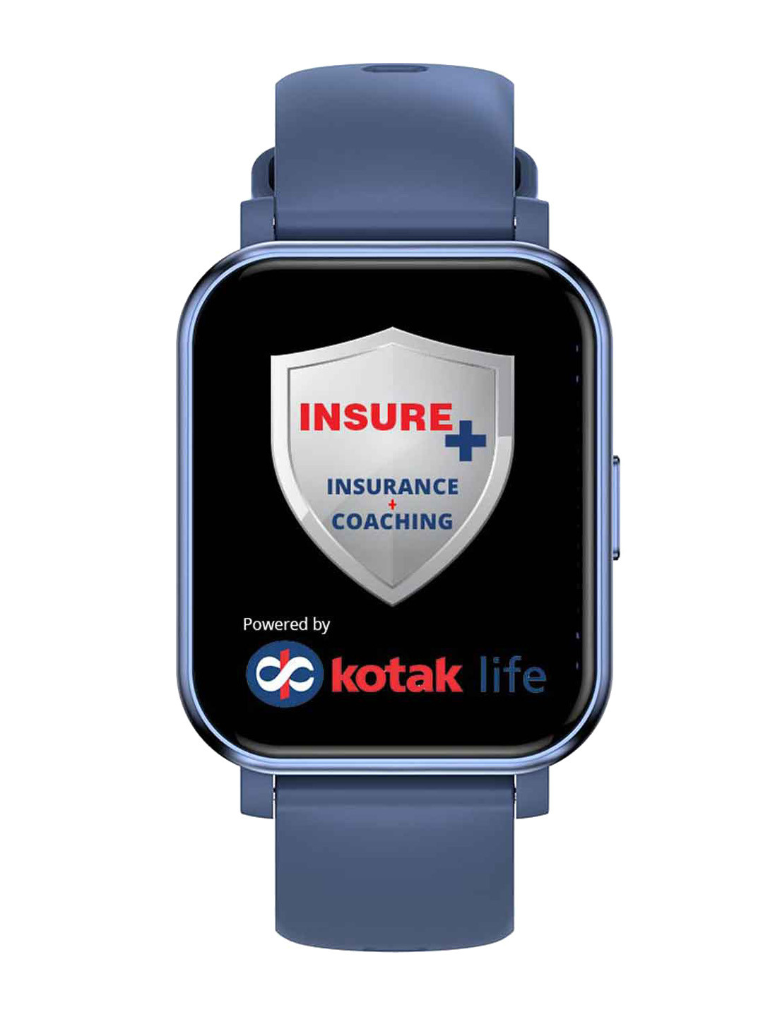 

GOQii Vital Lite 3 Months Health Coaching & Life Insurance Smart Watch- SVSInsureBlue, Blue