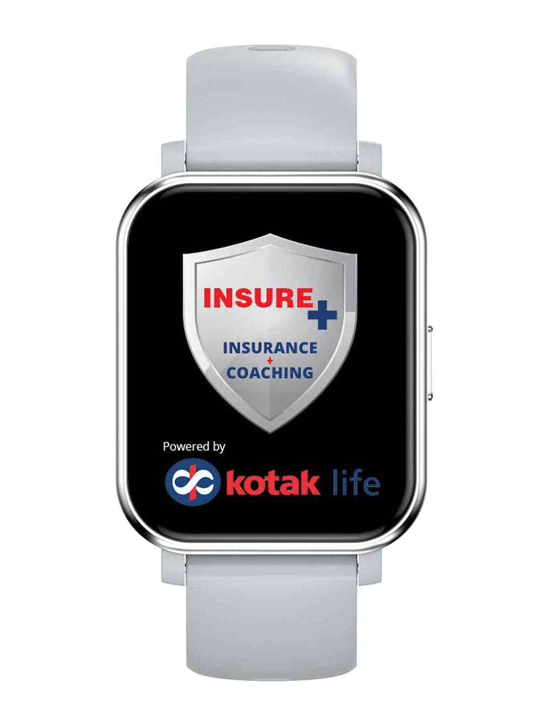 

GOQii Vital Lite 3 Months Health Coaching & Life Insurance Smart Watch- SVSInsureGrey, Grey