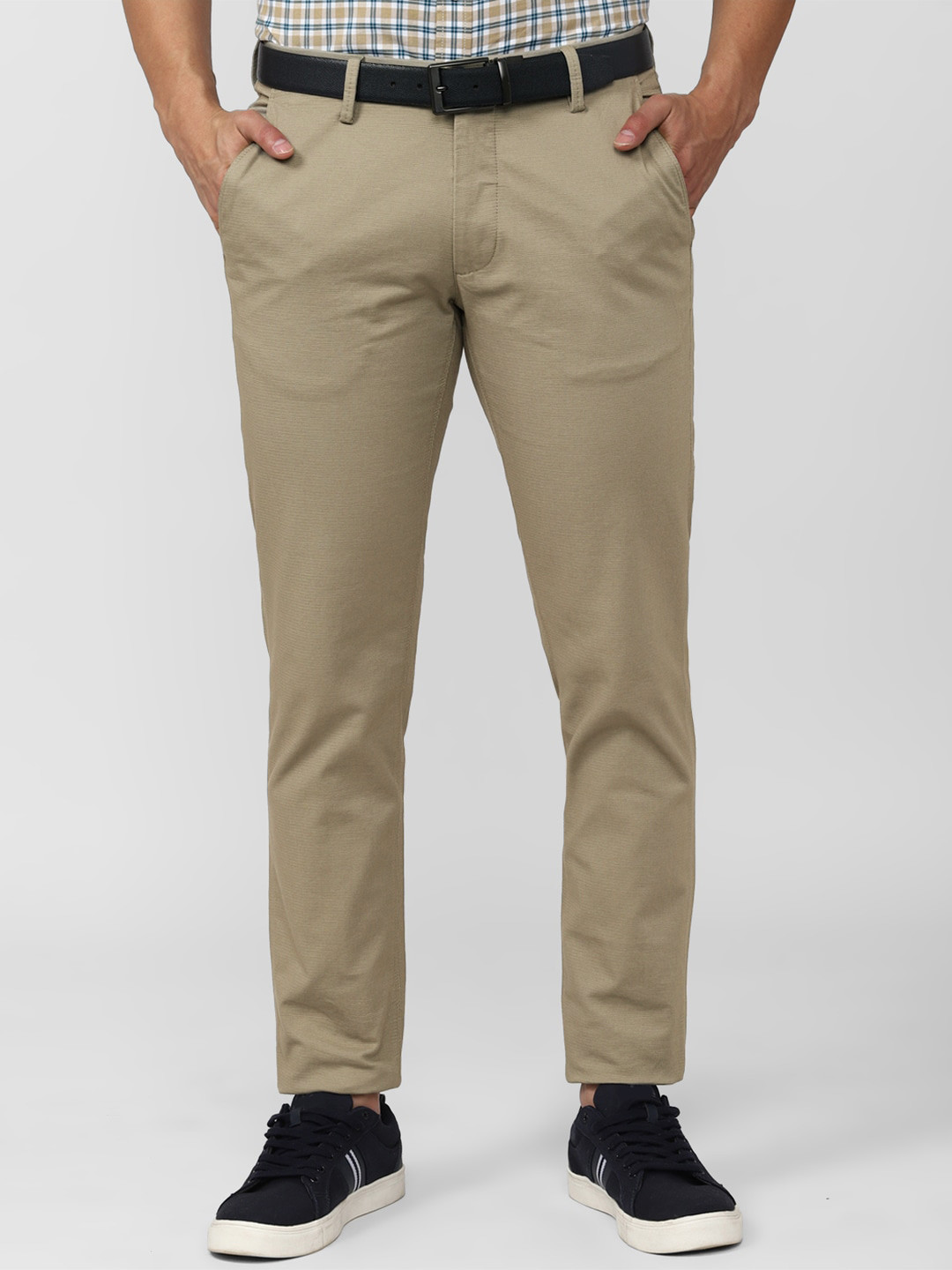 

Van Heusen Sport Men Cotton Slim Fit Trousers, Beige