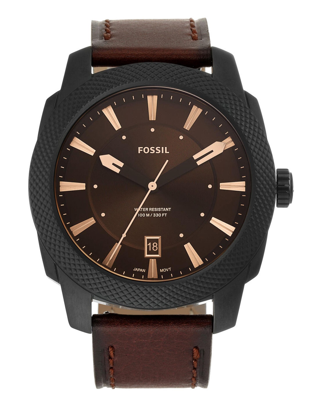 

Fossil Men Machine Analogue Watch FS5972, Brown