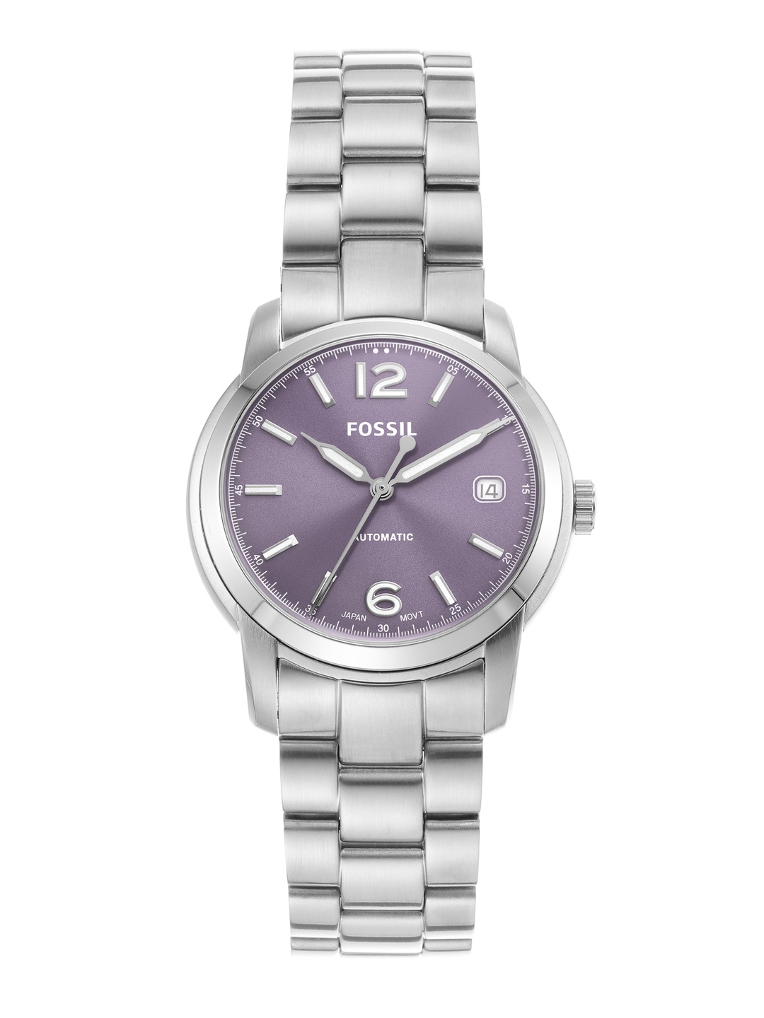 

Fossil Women Skeleton Automatic Motion Powered Analogue Watch ME3246, Purple