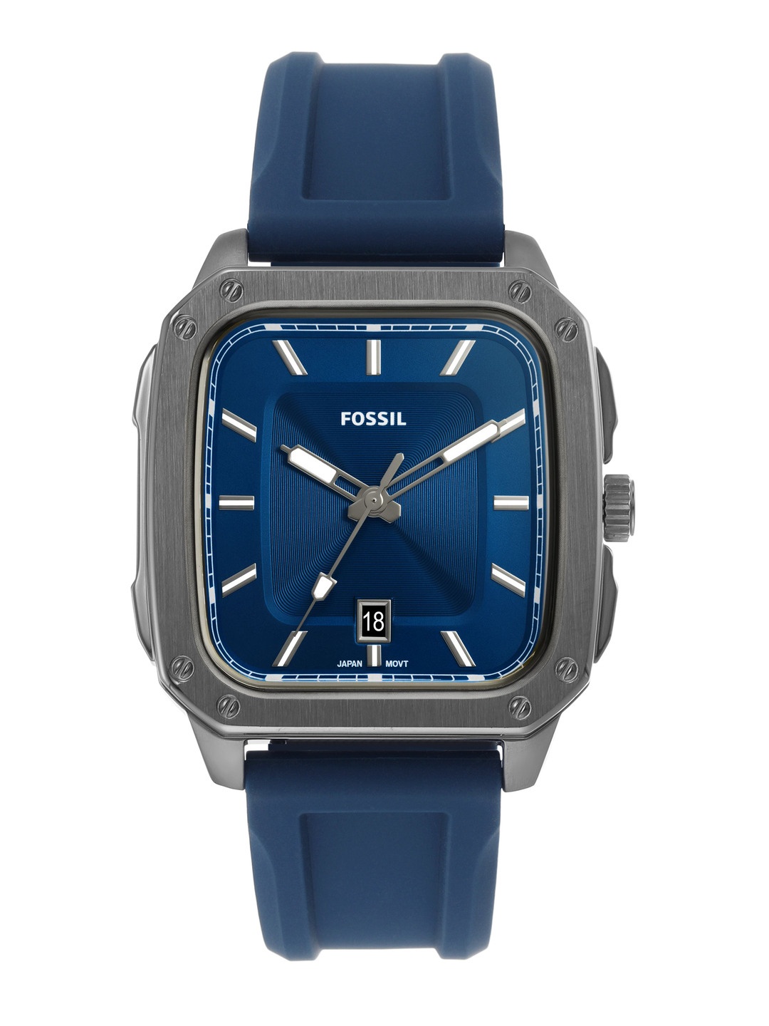 

Fossil Men Inscription Analogue Watch FS5979, Blue
