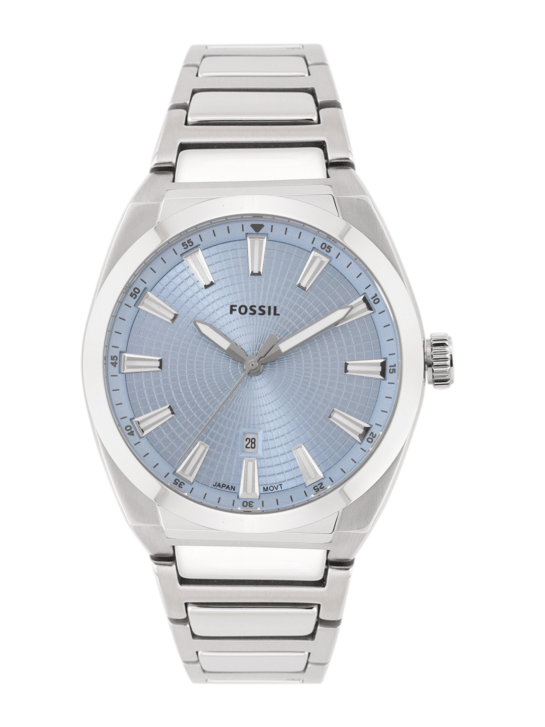 

Fossil Men Blue Everett Patterned Analogue Watch FS5986