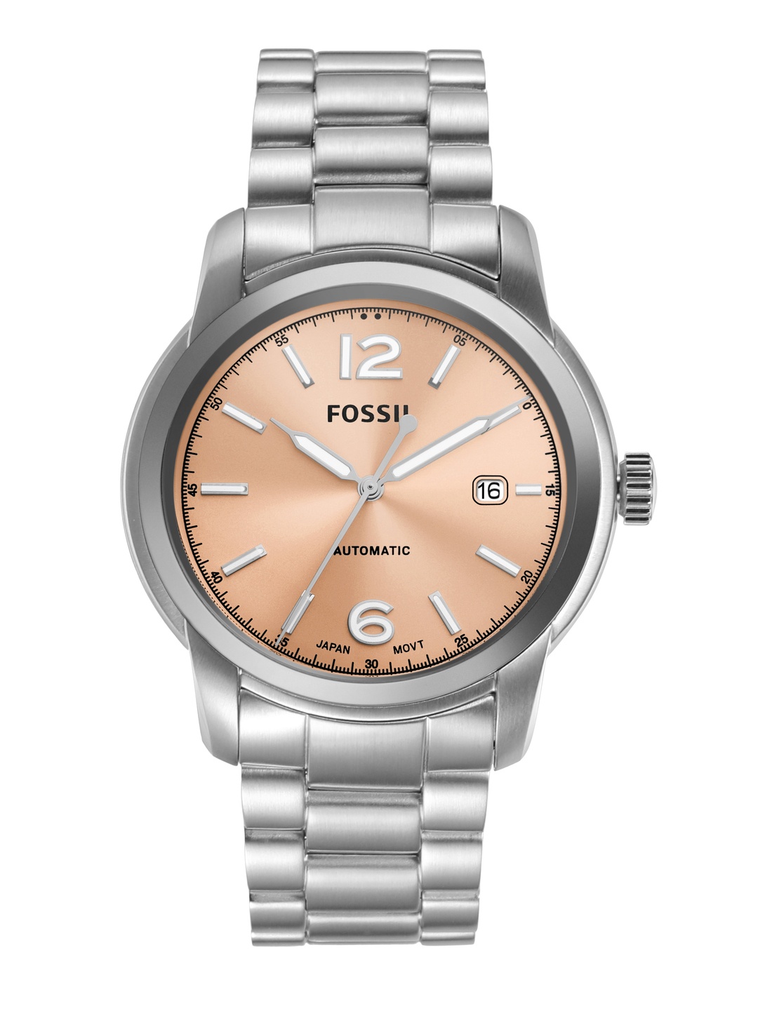 

Fossil Men Heritage Analogue Automatic Watch ME3243, Rose gold