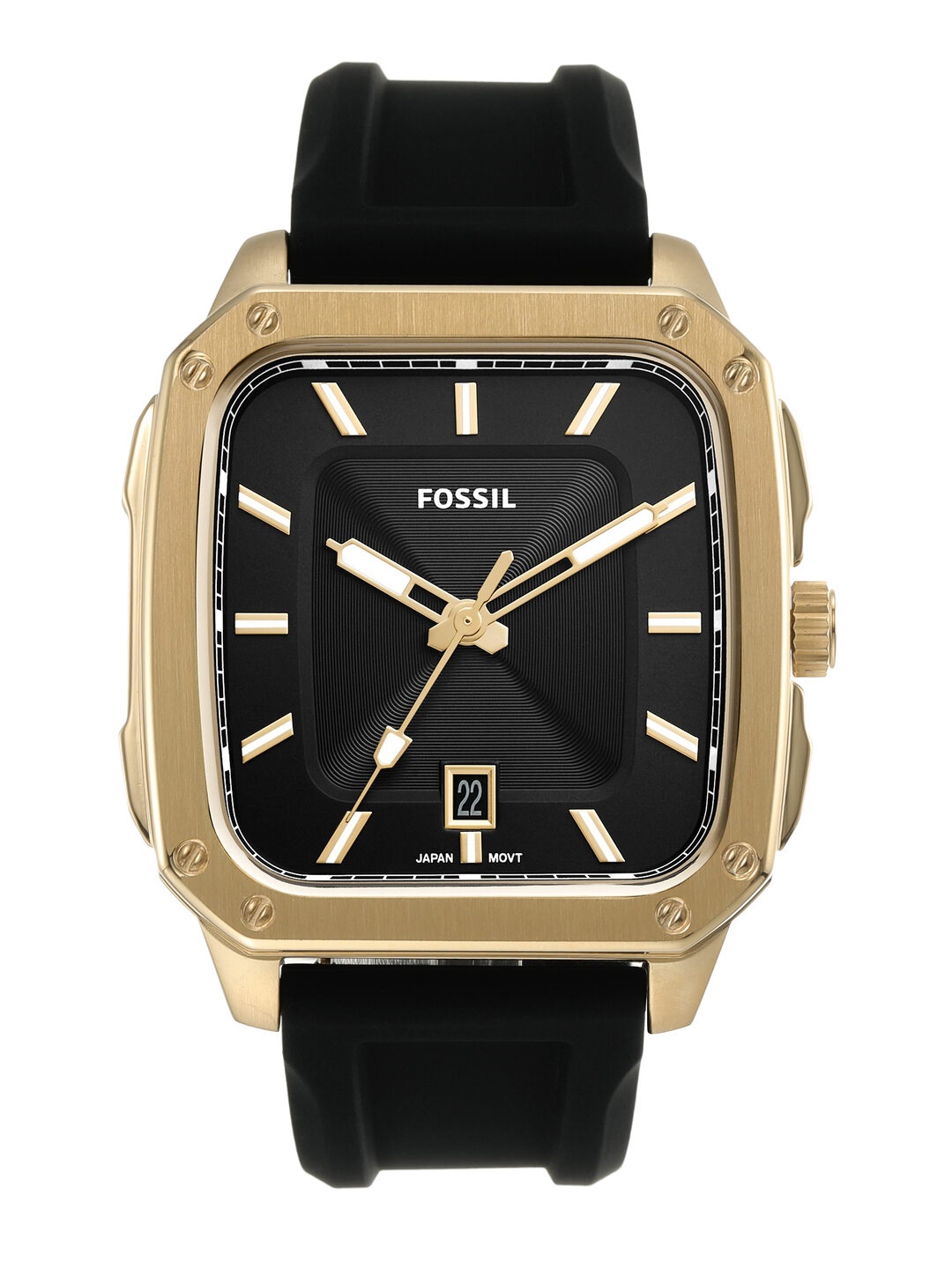 

Fossil Men Inscription Analogue Watch FS5981, Black