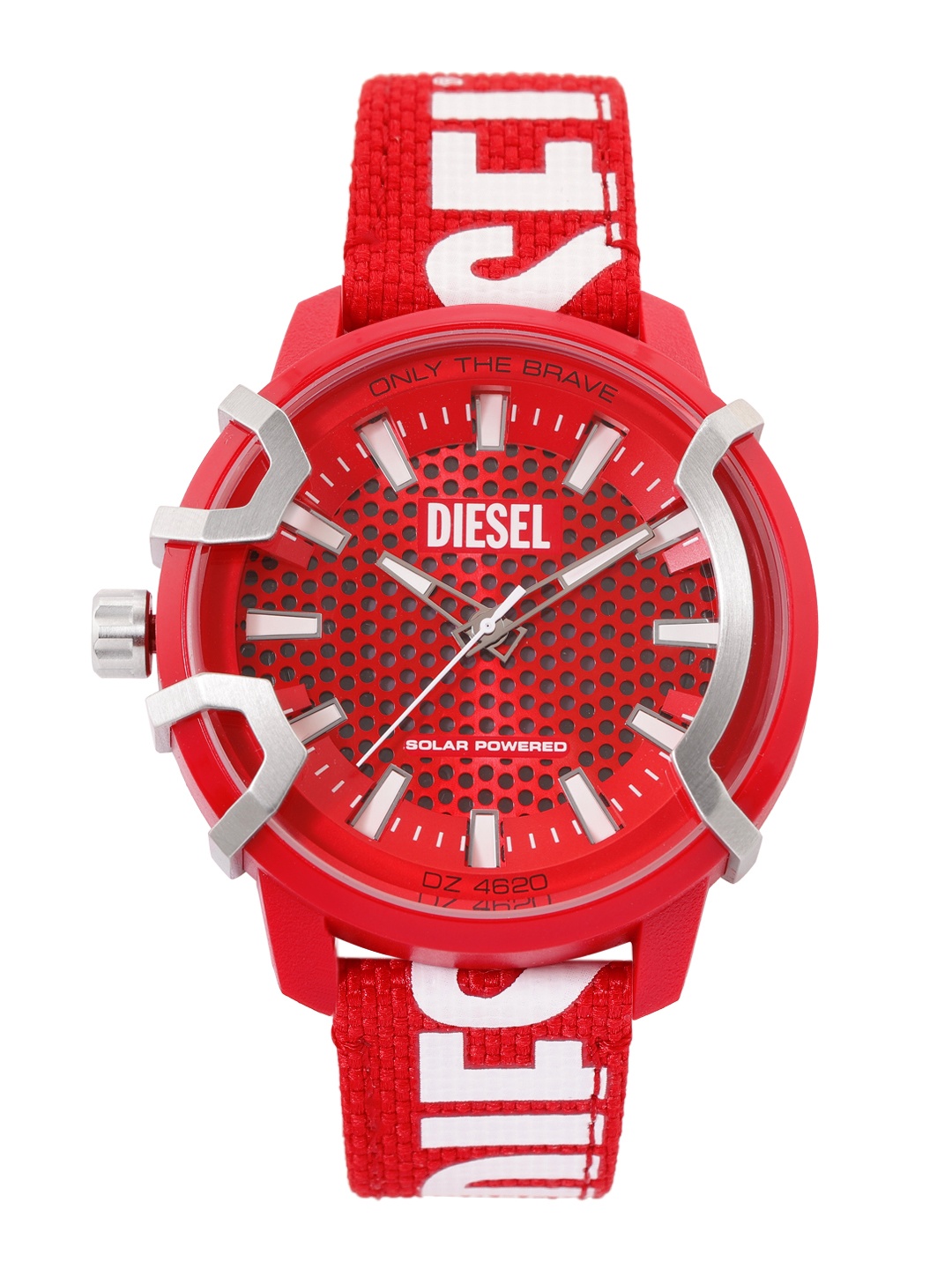 

DIESEL Men Patterned Griffed Analogue Watch DZ4620, Red