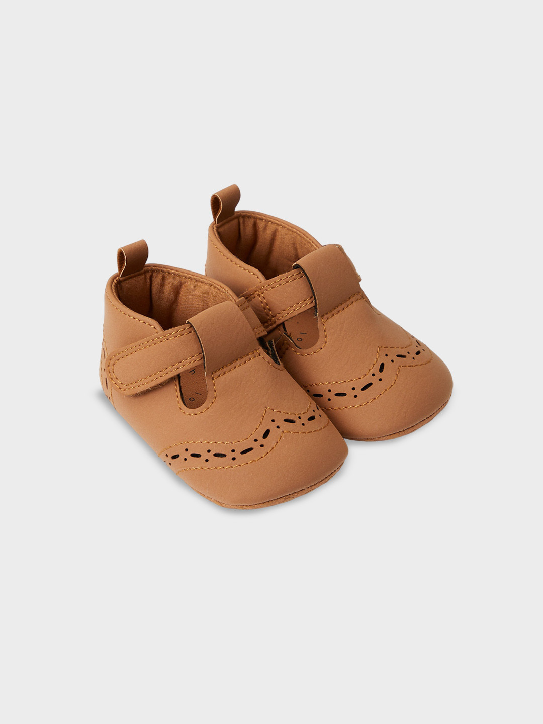 

mothercare Infants Boys Slip On Sneaker With Velcro, Brown