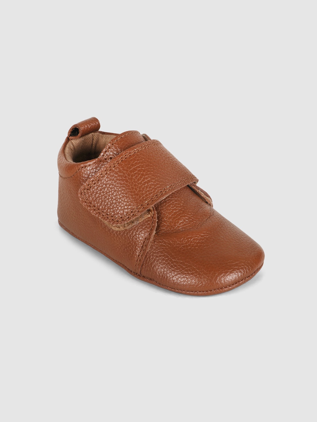 

mothercare Infant Boys Textured Velcro Closure Comfort Insole Sneakers, Brown