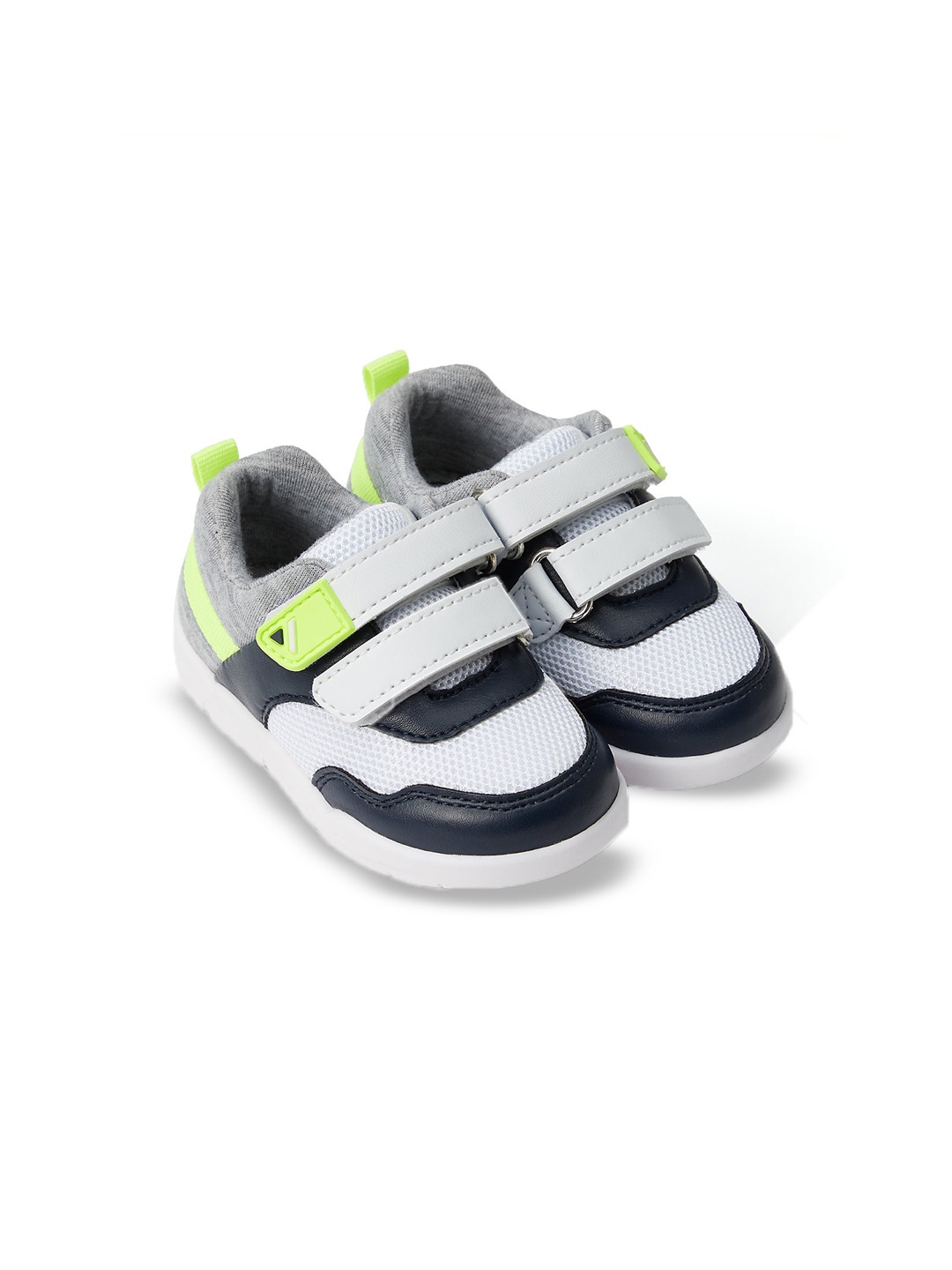 

mothercare Infant Boys Woven Design Velcro Closure Comfort Insole Sneakers, Grey