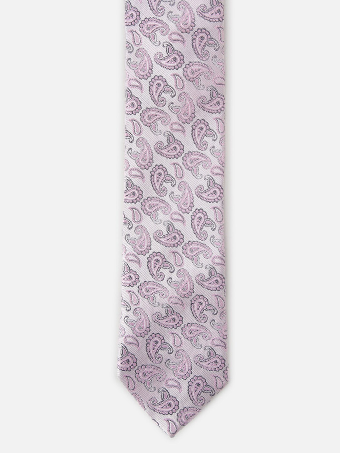 

Van Heusen Men Paisley Printed Tie, White