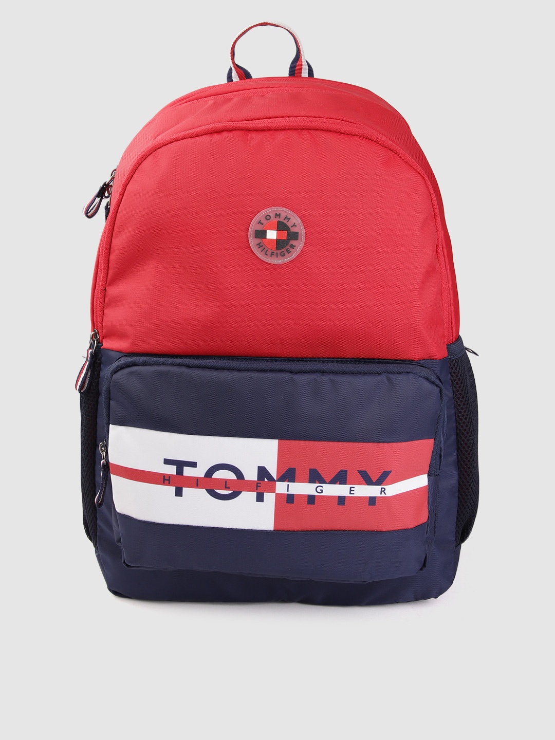 

Tommy Hilfiger Unisex Colourblocked Backpack, Red
