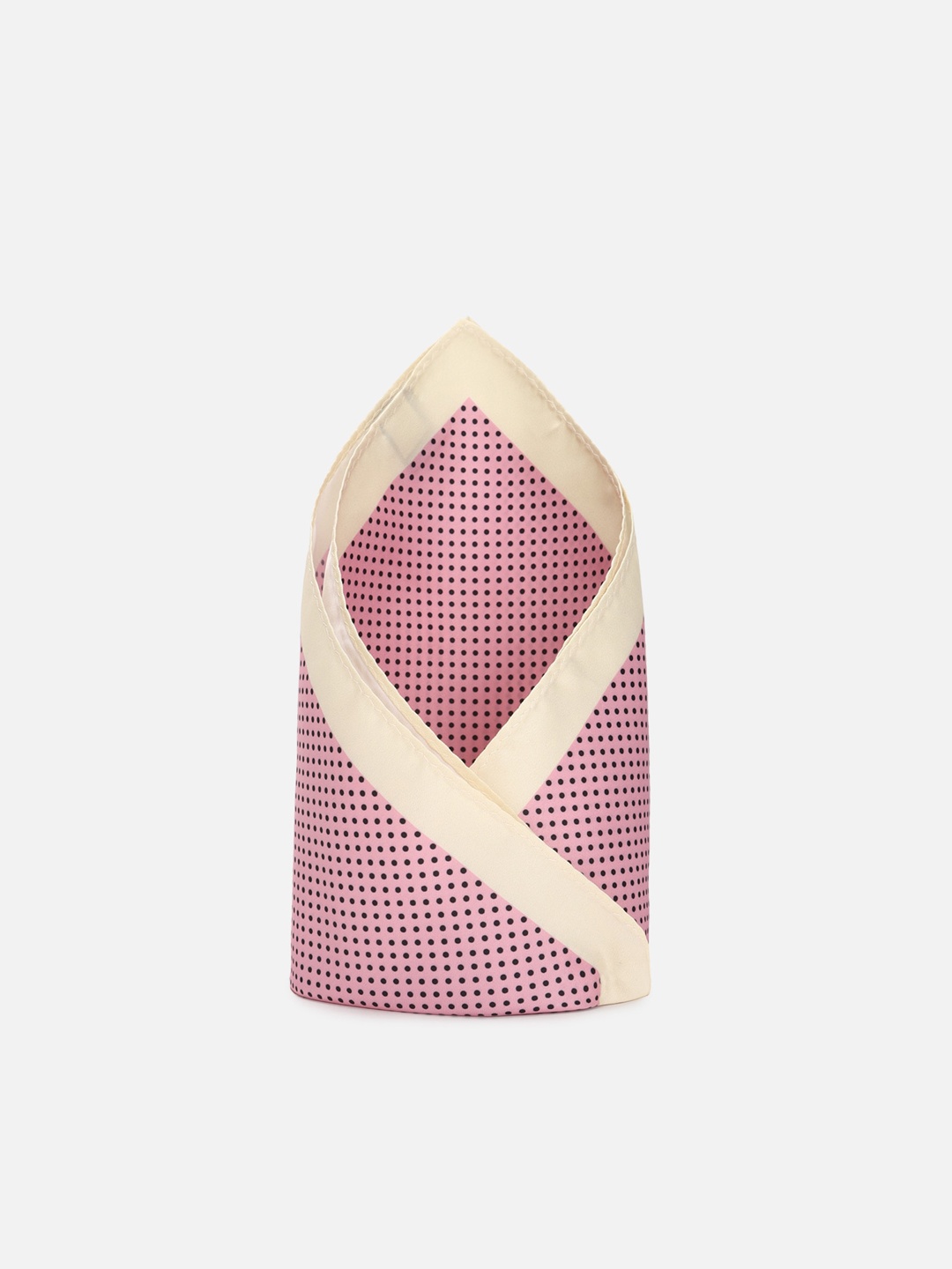 

Van Heusen Men Polka Dots Printed Pocket Square, Pink