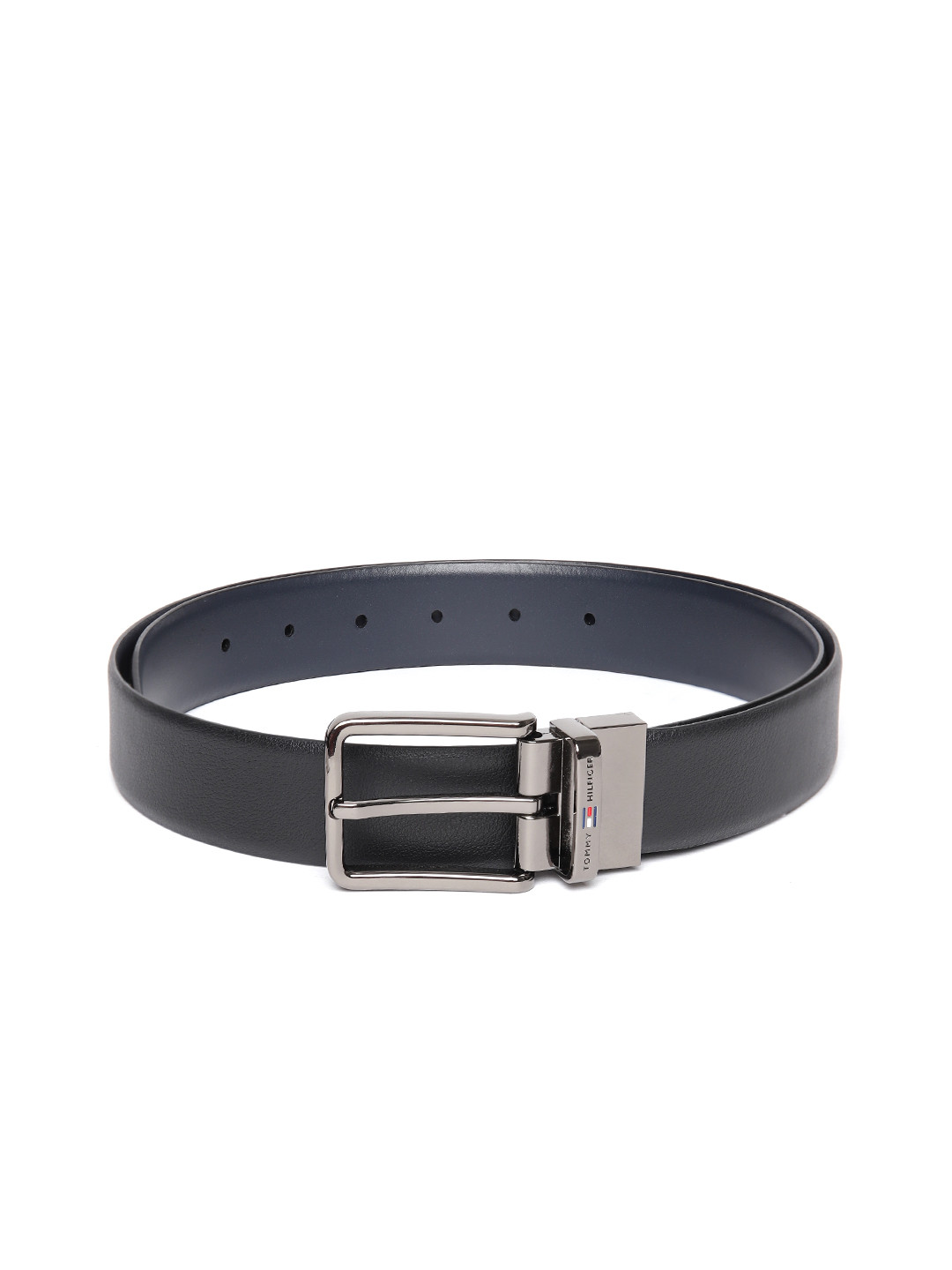 

Tommy Hilfiger Men Leather Reversible Belt, Black