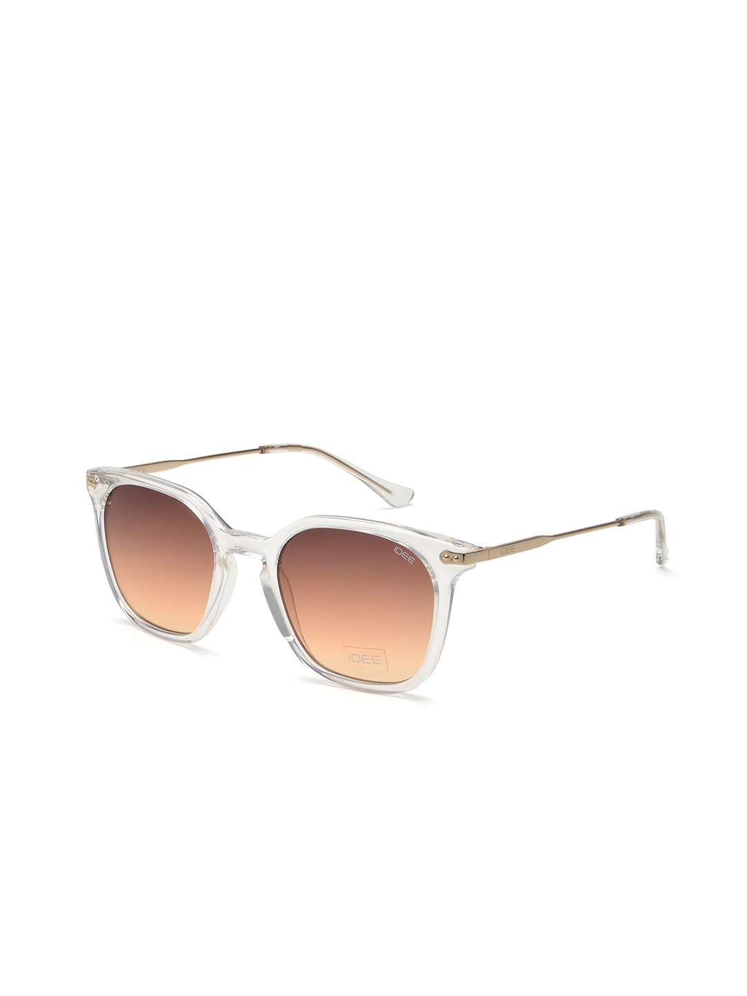 

IDEE Men Square Sunglasses With UV Protected Lens, Brown