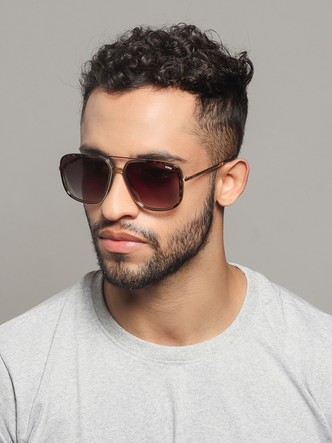 

IDEE Men Lens & Square Sunglasses With UV Protected Lens, Purple