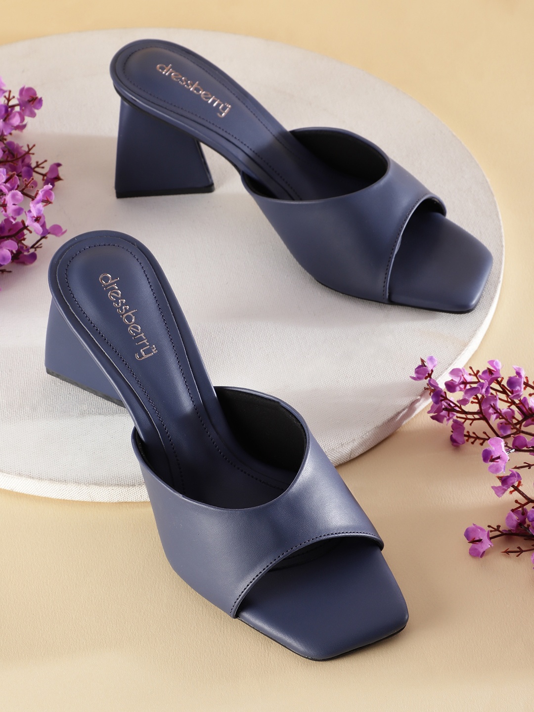 

DressBerry Women Block Heels, Navy blue
