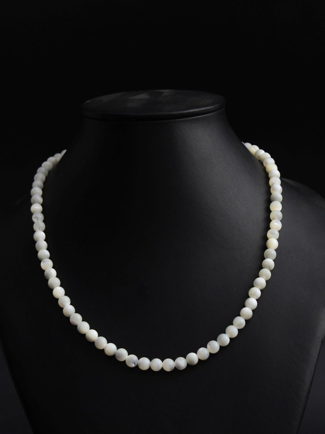 

HIFLYER JEWELS Sterling Silver Pearl Necklace, White
