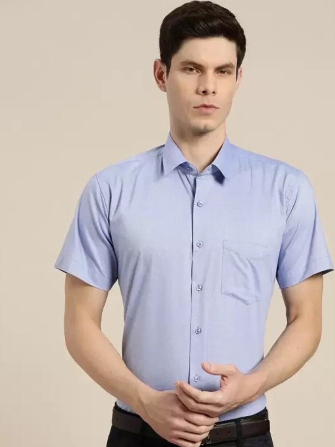 

Hancock Spread Collar Slim Fit Formal Shirt, Blue