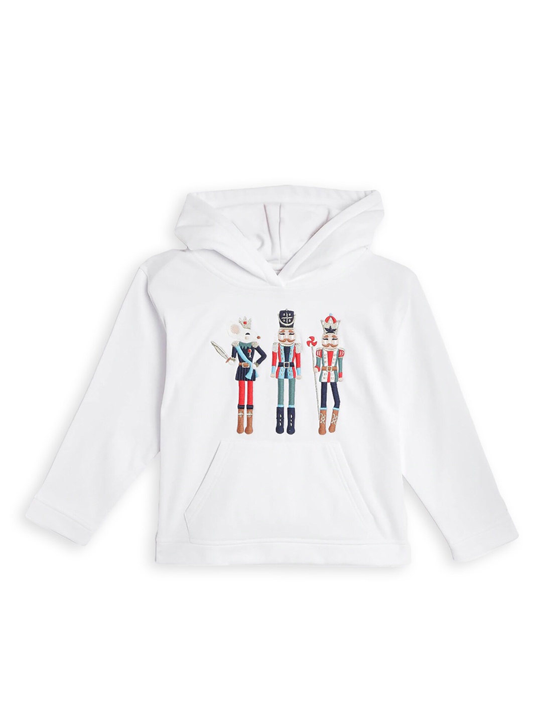

Cherry Crumble Kids Graphic Printed Sweatshirt, White