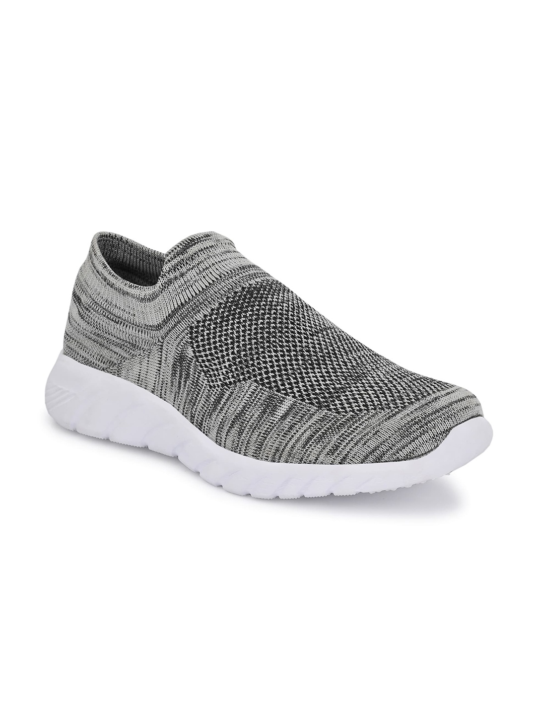 

ELIXIR MAN Men Colourblocked Slip-On Sneakers, Grey