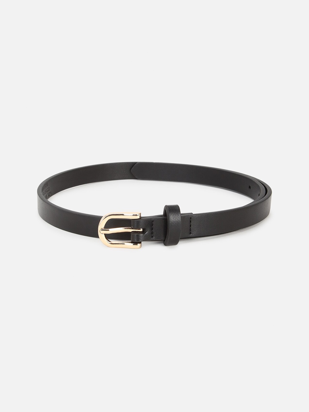 

Allen Solly Woman Women Leather Formal Belt, Black