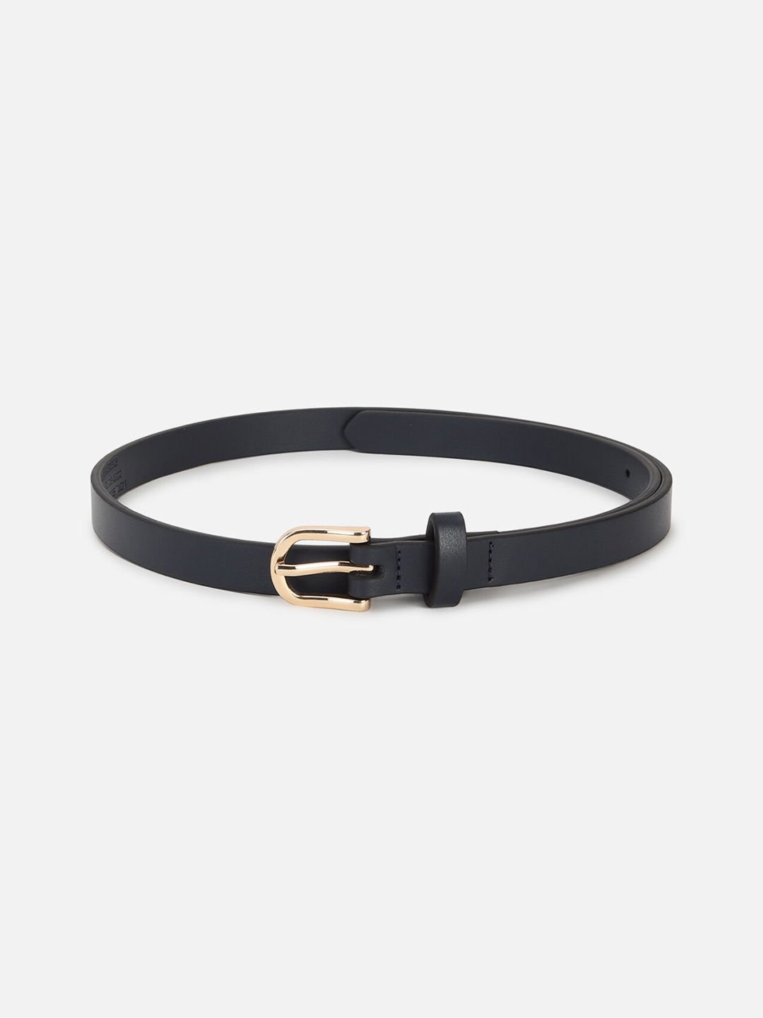 

Allen Solly Woman Women Leather Formal Belt, Navy blue