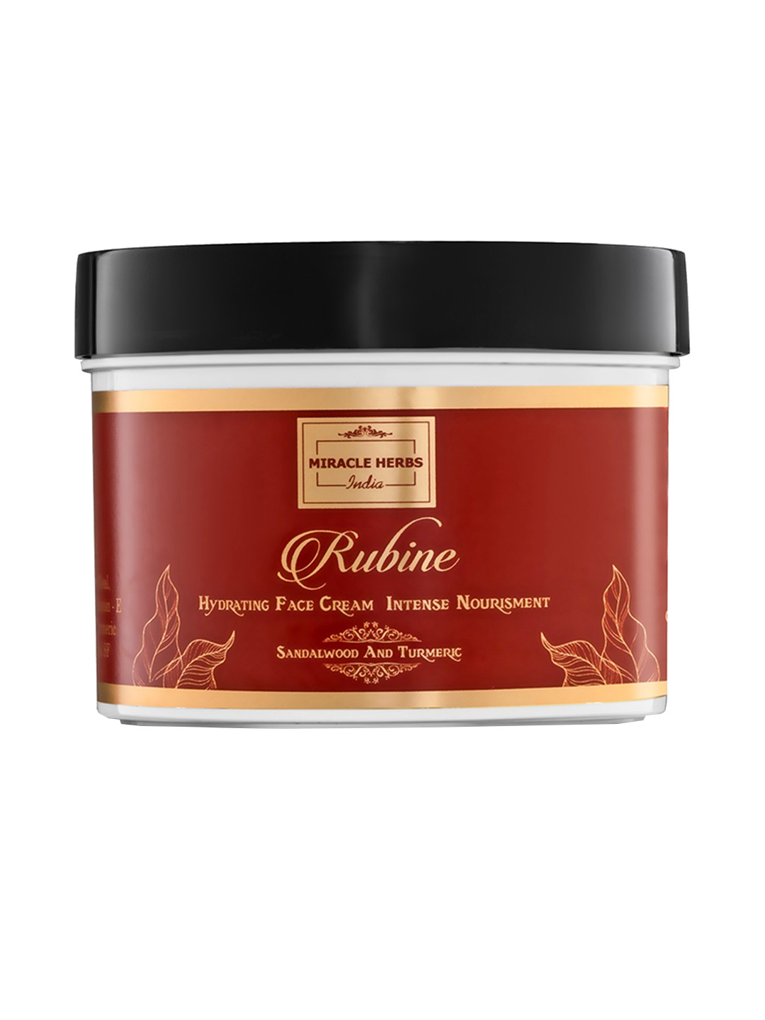 

MIRACLE HERBS Rubine Hydrating Intense Nourishment Face Cream with Sandalwood - 500 g, Maroon
