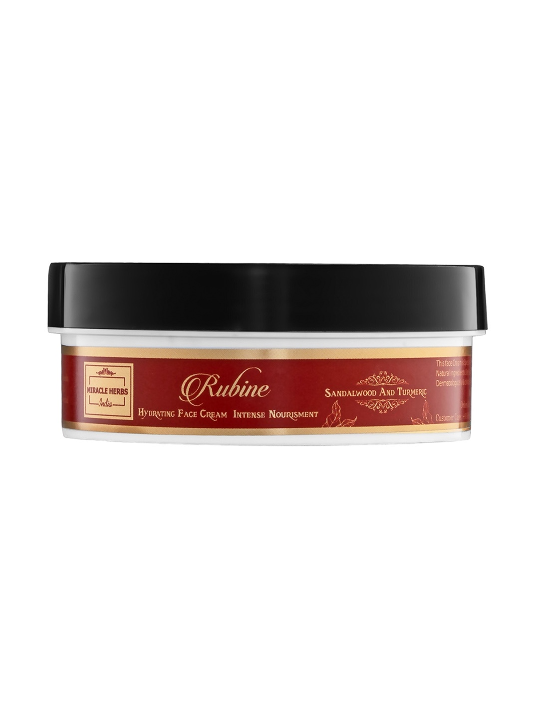 

MIRACLE HERBS Rubine Hydrating Intense Nourishment Face Cream with Sandalwood - 100 g, Maroon