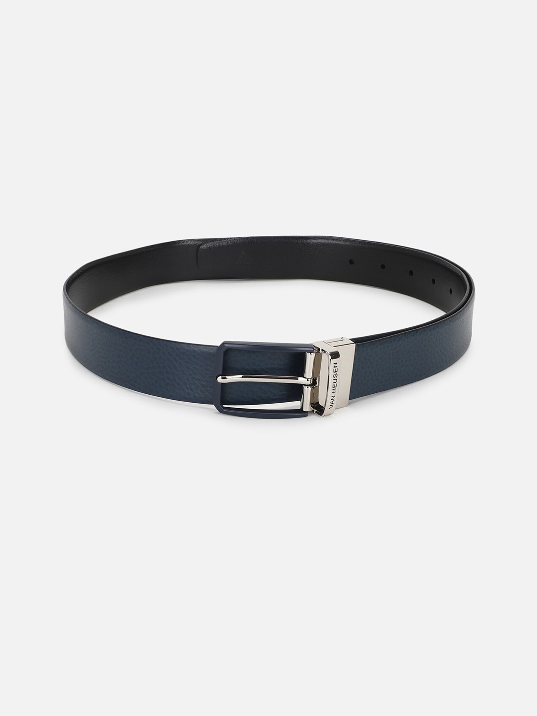 

Van Heusen Men Formal Textured Leather Belt, Black