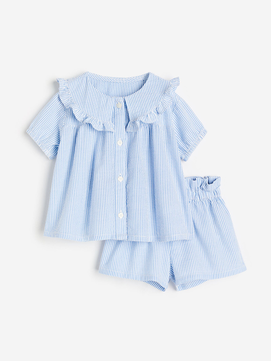 

H&M Girls 2-piece patterned set, Blue