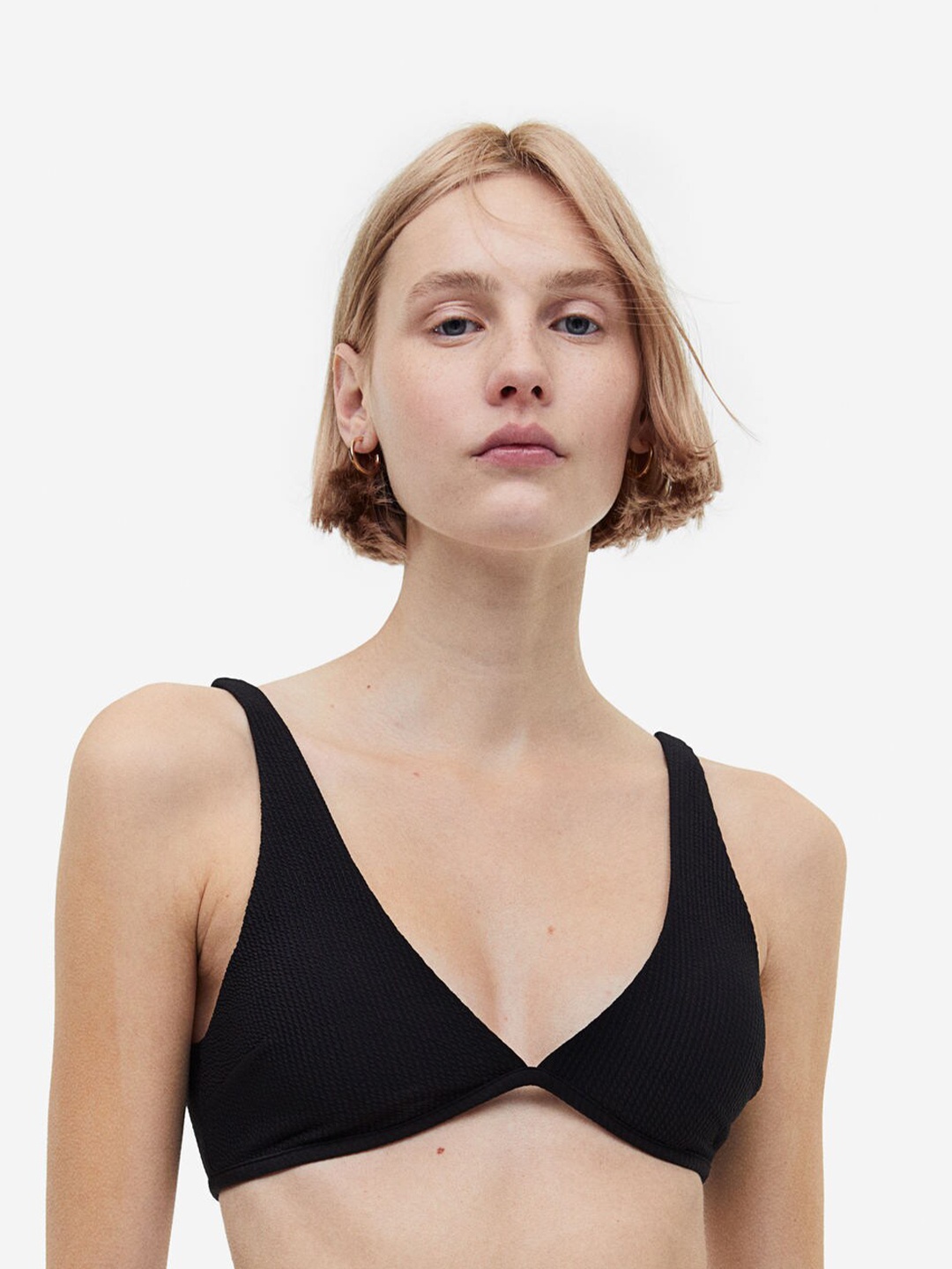 

H&M Padded Bikini Top, Black