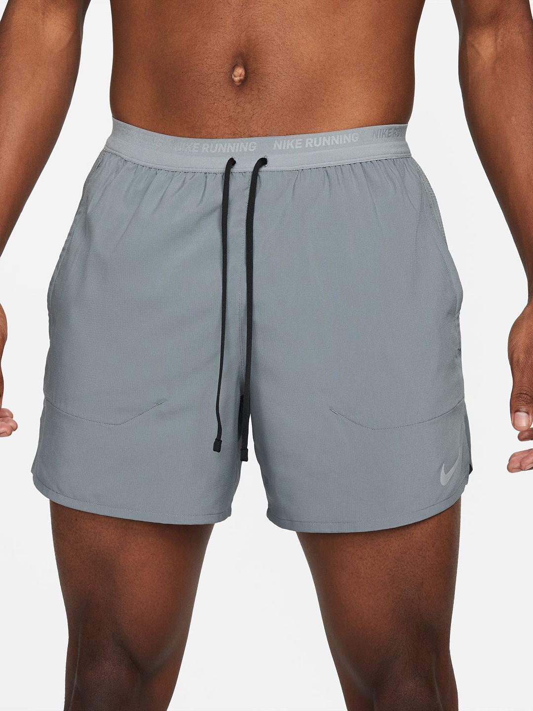 

Nike Men Dri-Fit Stride 5IN BF Running Shorts, Grey