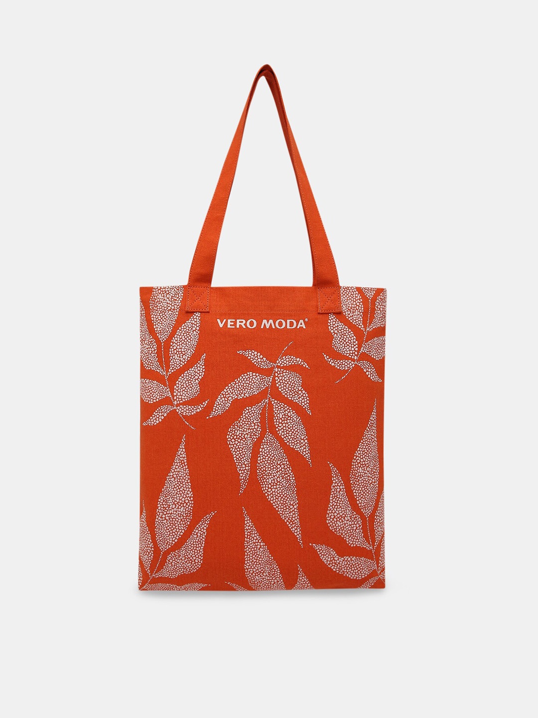 

Vero Moda Printed Cotton Tote Bag, Orange