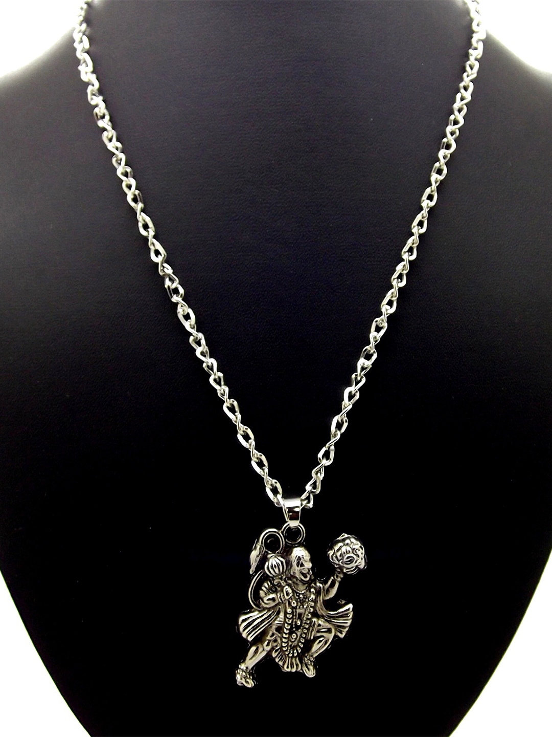 

FEMMIBELLA Men Silver-Plated Chain with Pendant