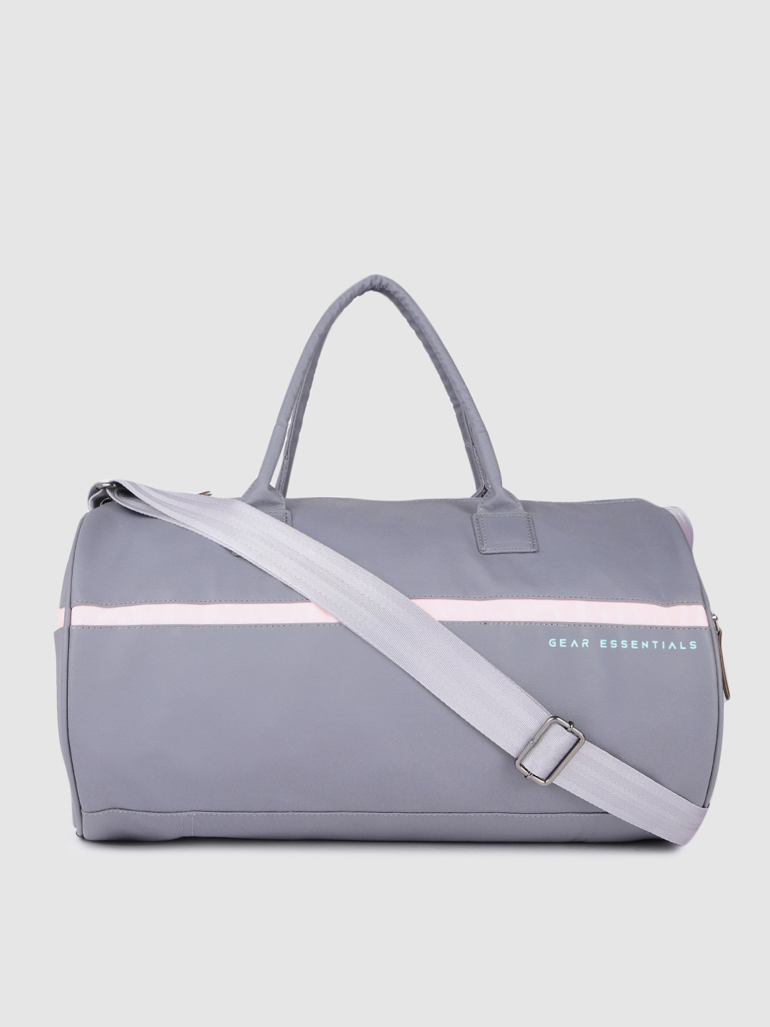 

Gear Contrast Striped Duffel Bag, Blue