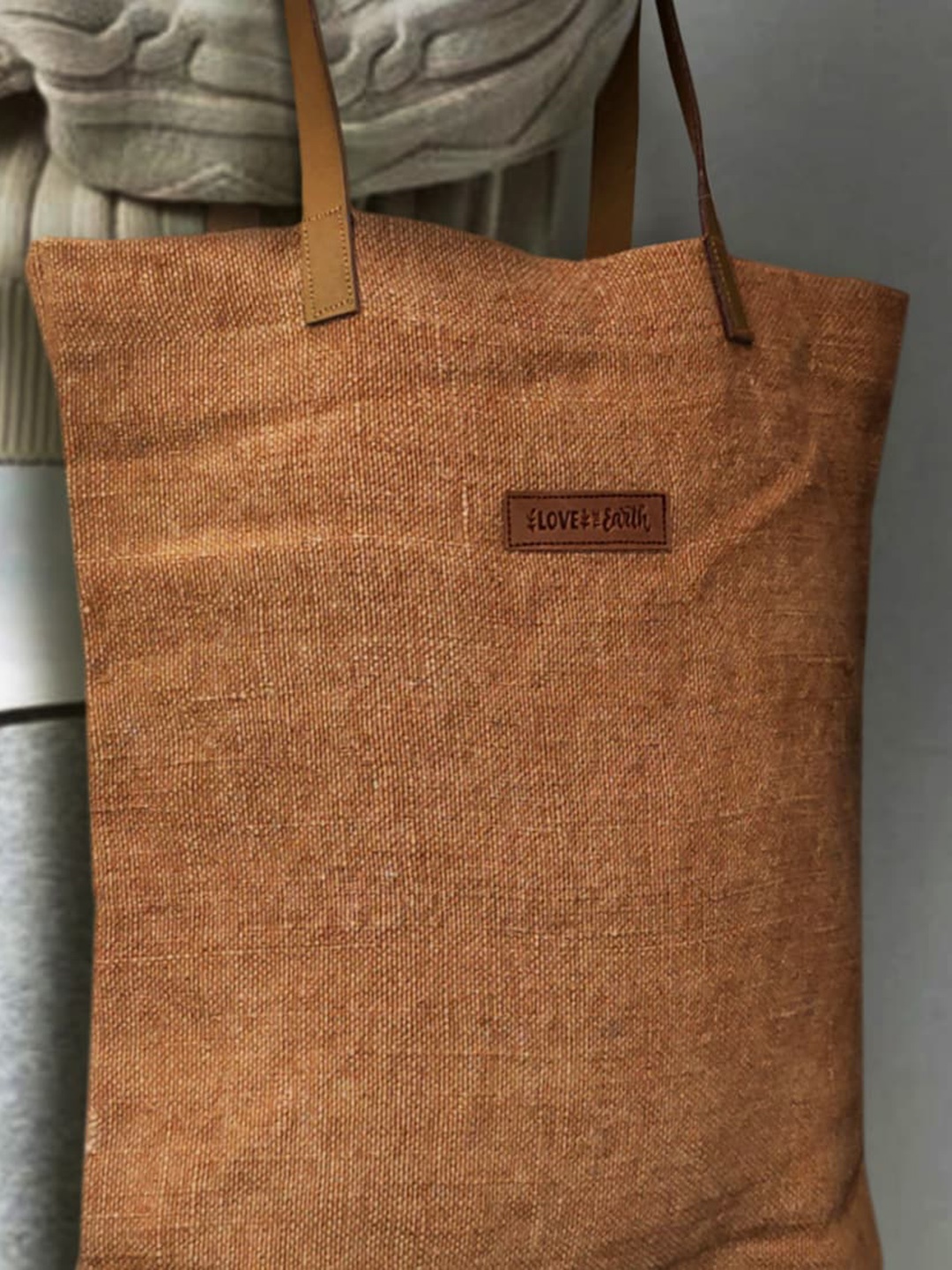 

earthbags Jute Tote Bag, Brown