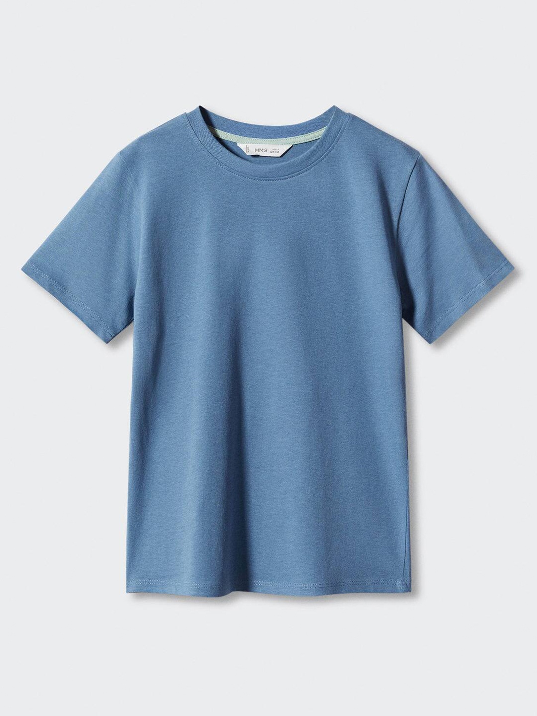 

Mango Kids Boys Pure Cotton T-shirt, Blue