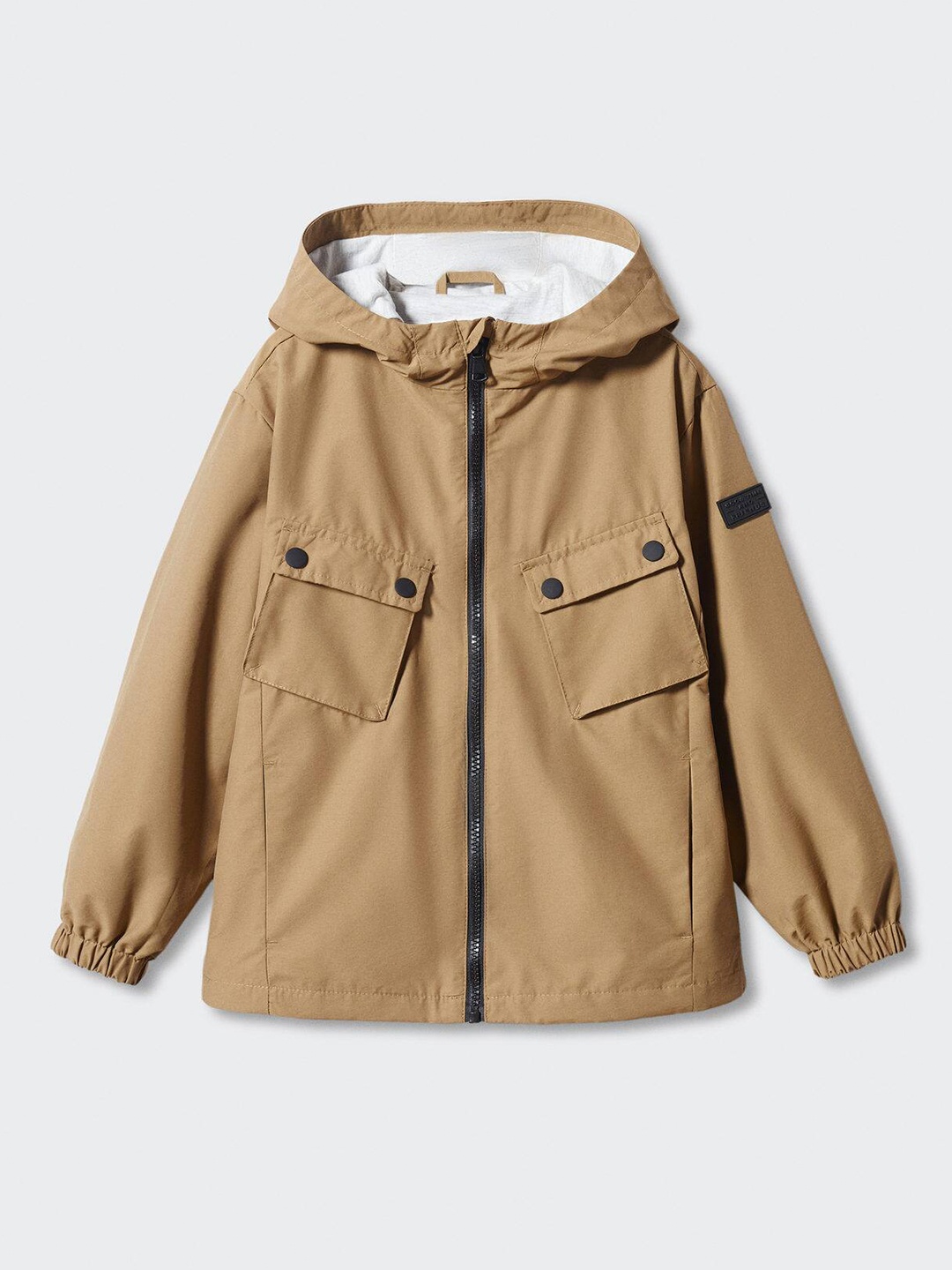 

Mango Kids Boys Hooded Tailored Jacket, Khaki
