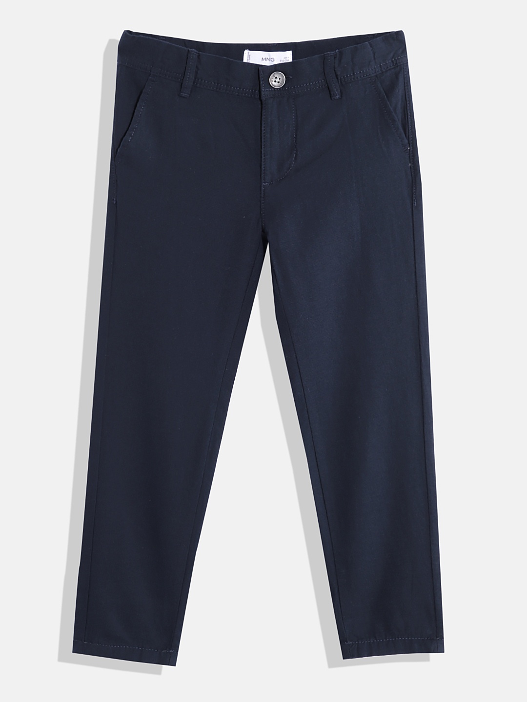 

Mango Kids Boys Woven Regular Trousers, Navy blue