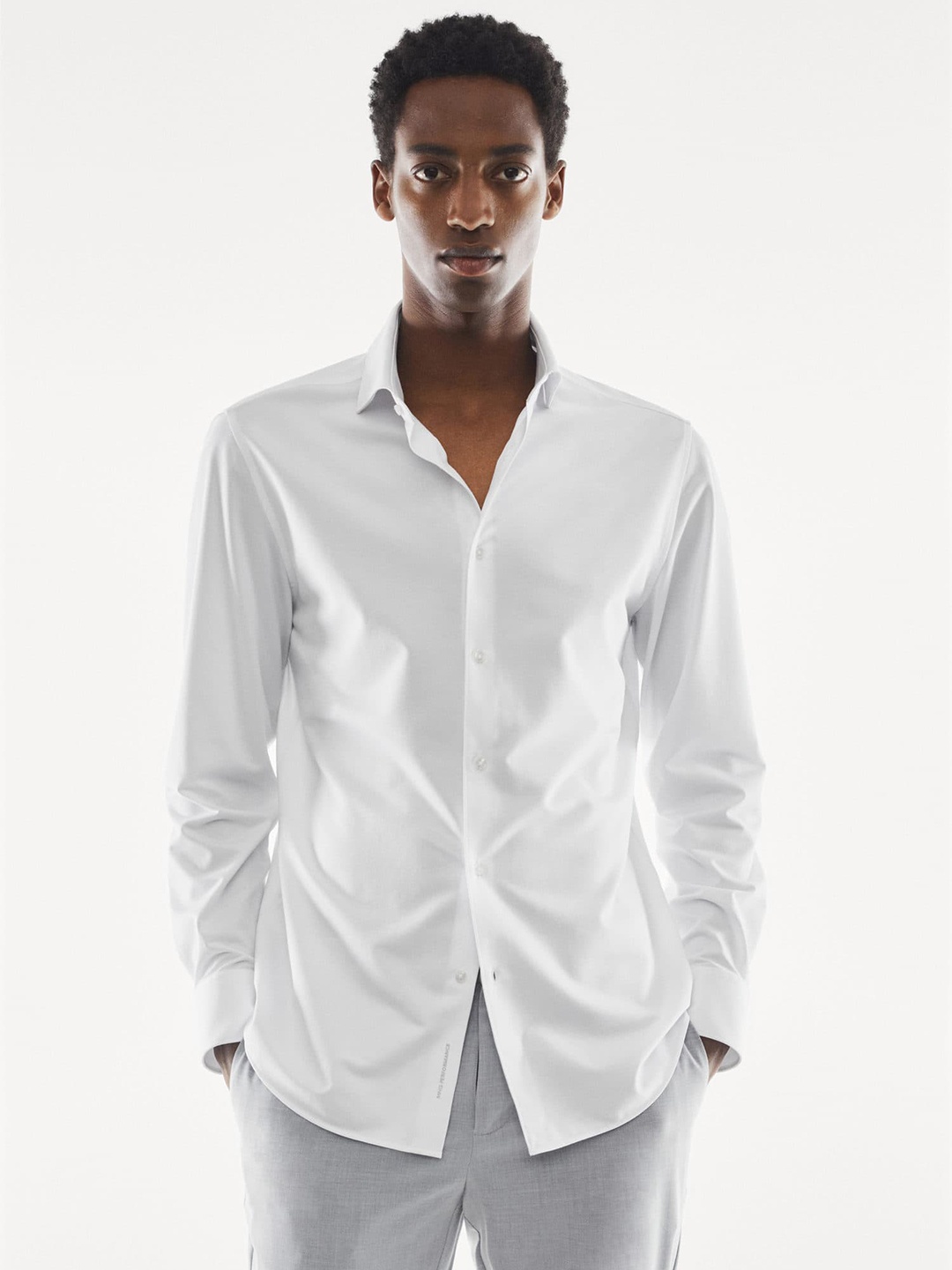 

MANGO MAN Slim Fit Casual Shirt, White
