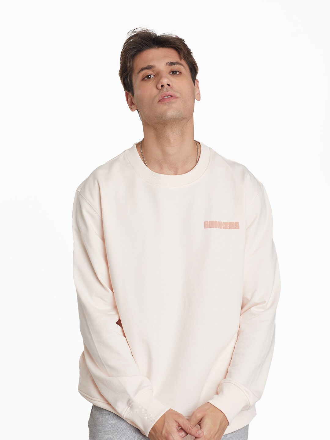 

Bonkers Corner Round Neck Cotton Sweatshirt, Pink