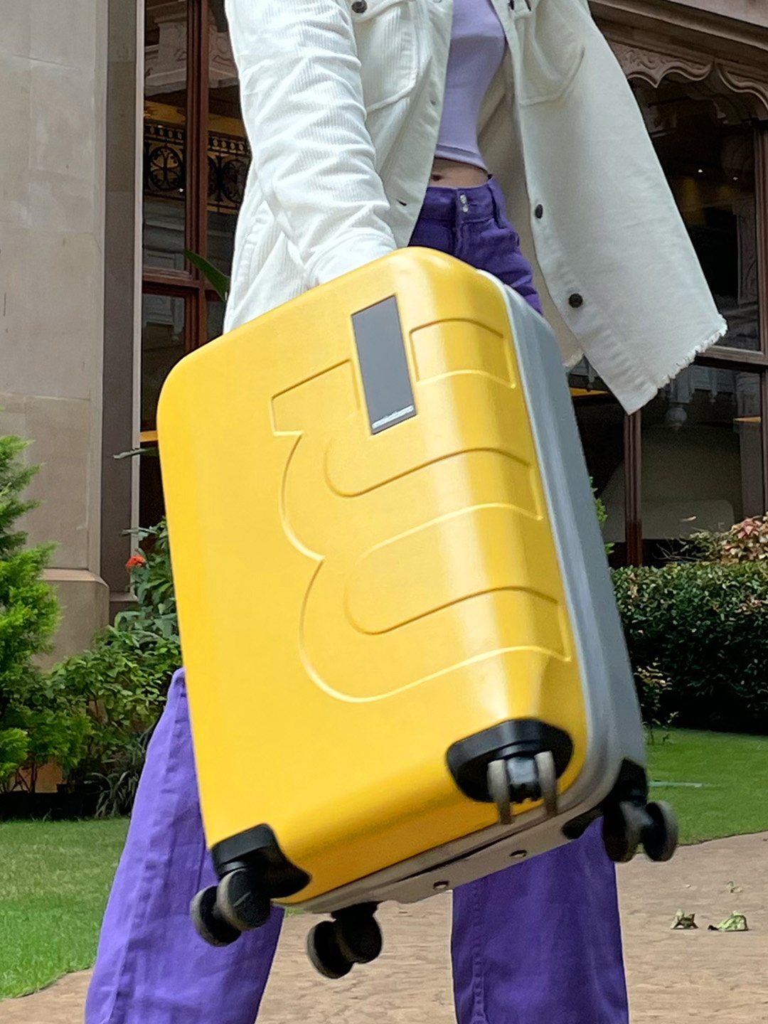 

MOKOBARA The Em Cabin Hard-Sided Trolley Bag, Yellow