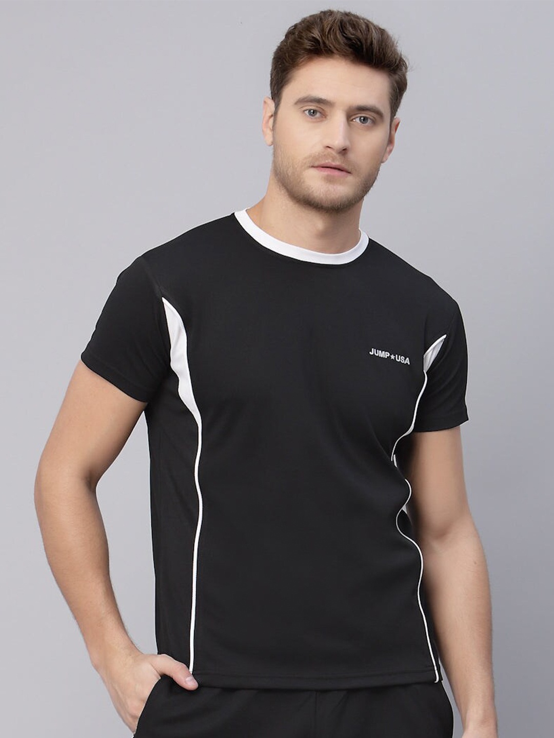 

JUMP USA Rapid Dry Yoga T-shirt, Black