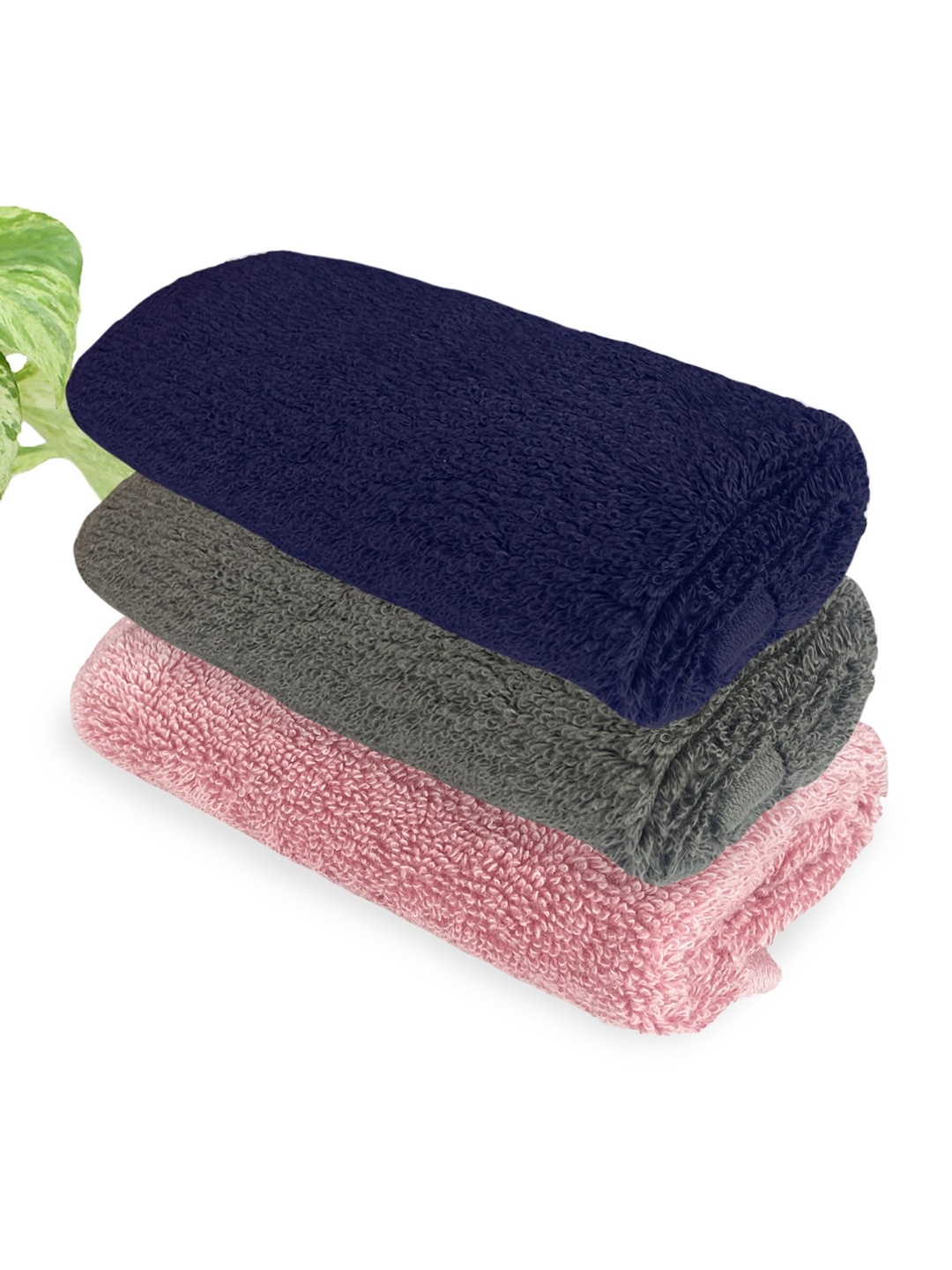 

Heelium Unisex Pack of 3 Bamboo Super Soft & Quick Drying Face Towel, Blue