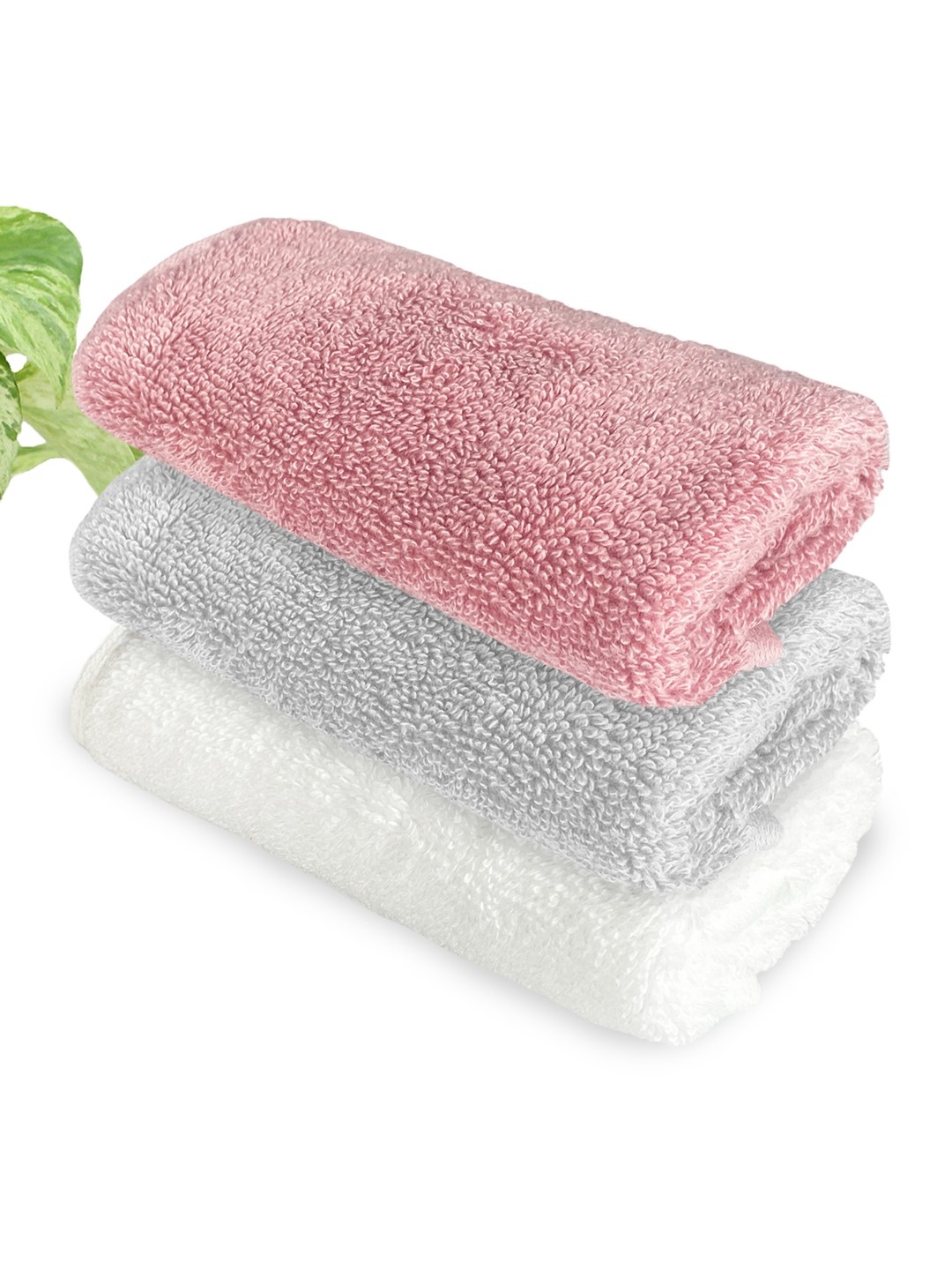 

Heelium Unisex Pack of 3 Bamboo Super Soft & Quick Drying Face Towel, Grey